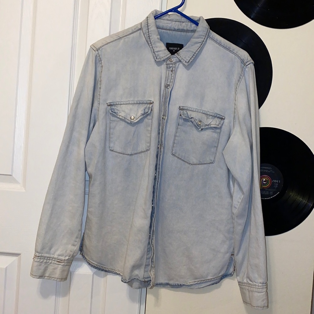 Men’s forever 21 jean flannel